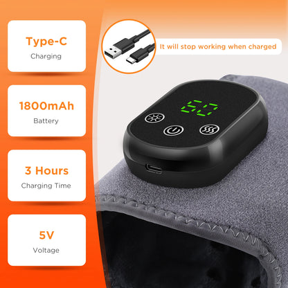 Revolutionary Heating Ankle Massage Belt - Experience Soothing Electric Hot Compress & Vibrating Massage for Ultimate Foot and Wrist Support